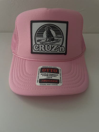 Cruz'n Pink Mesh Trucker Hat