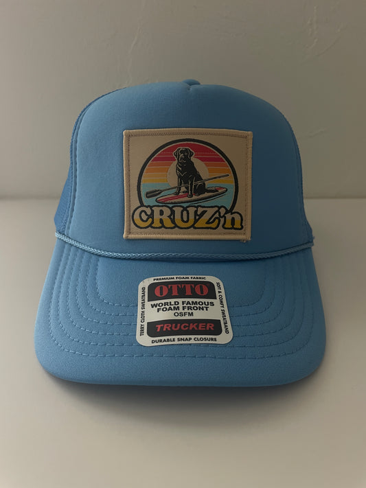 Cruz'n Columbia Blue Mesh Trucker Hat